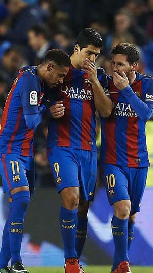 La MSN en su etapa con el Barcelona. Efe