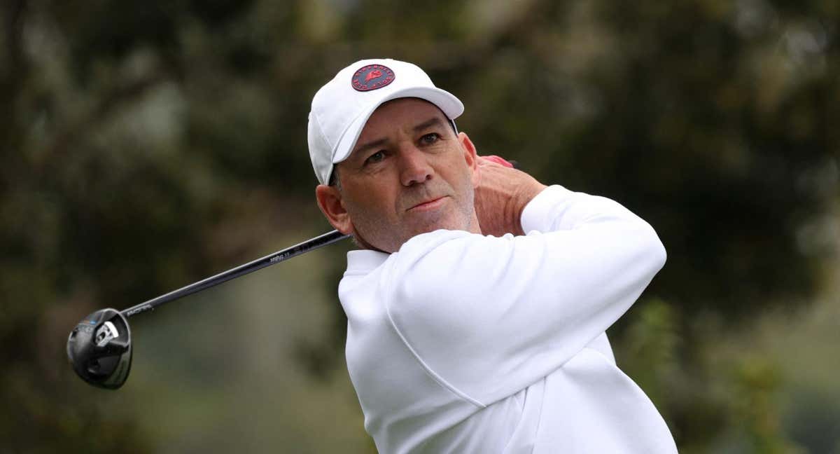 Sergio García, durante el LIV Golf de Hong Kong./REUTERS